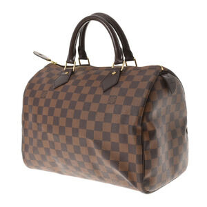 Louis Vuitton Brown Damier Handbag Canvas Speedy